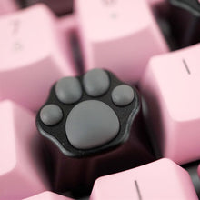 Load image into Gallery viewer, Aluminum Kitty Paw Artisan Keycap